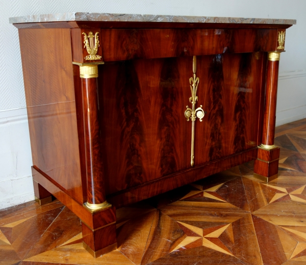 Empire mahogany commode attributed to Jacob Desmalter, 19th century