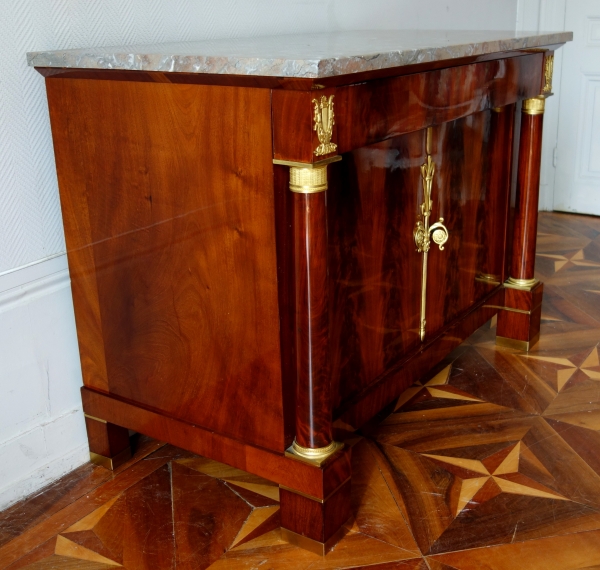 Empire mahogany commode attributed to Jacob Desmalter, 19th century