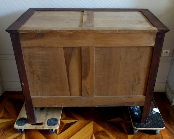 French Empire mahogany & ormolu chest of drawers or commode - early 19th century