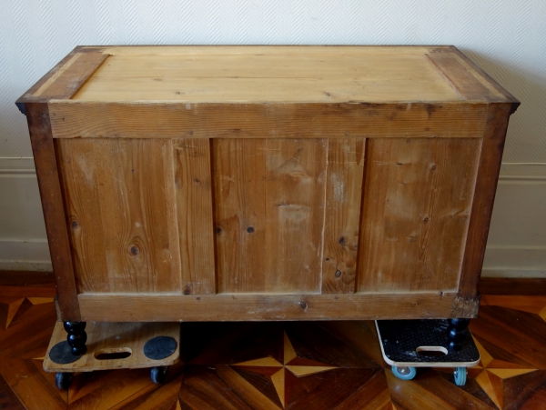 Mahogany and ormolu commode / chest of drawers, Consulate production circa 1800