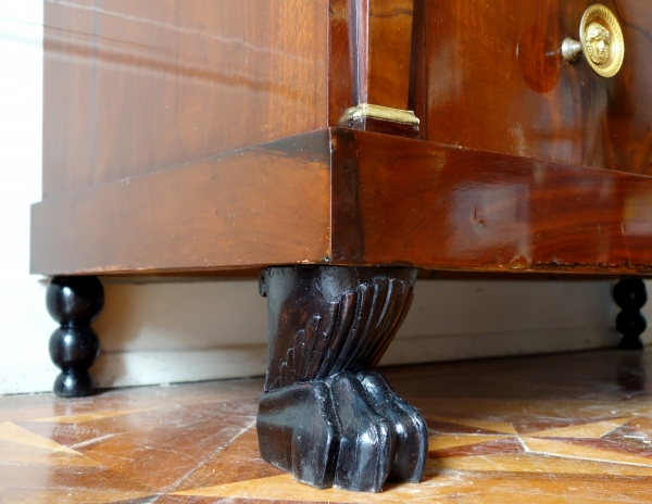 Mahogany and ormolu commode / chest of drawers, Consulate production circa 1800