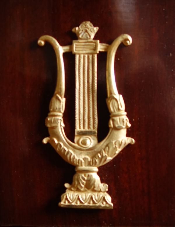 Empire mahogany and ormolu commode, attributed to Marcion