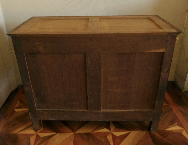 French Empire mahogany & ormolu chest of drawers or commode - 115cm