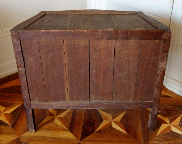 JB Galet : Louis XV marquetry chest of drawers / commode - stamped