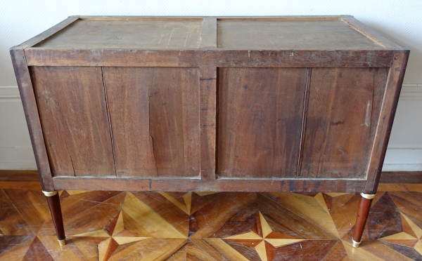 Large Louis XVI mahogany and ormolu chest of drawers attributed to Etienne Avril