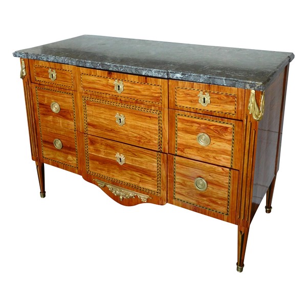 Jacques Birckle : Louis XVI commode / chest of drawers - stamped - circa 1780