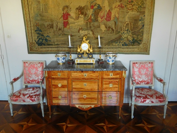 Jacques Birckle : Louis XVI commode / chest of drawers - stamped - circa 1780