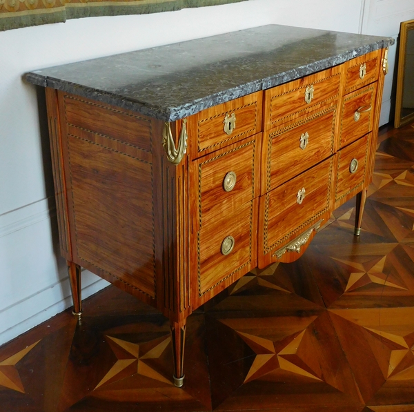 Jacques Birckle : Louis XVI commode / chest of drawers - stamped - circa 1780