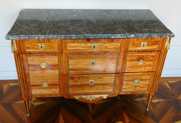 Jacques Birckle : Louis XVI commode / chest of drawers - stamped - circa 1780