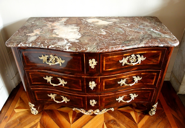 Pierre Flechy : Regency-style commode / chest of drawers, Louis XV production