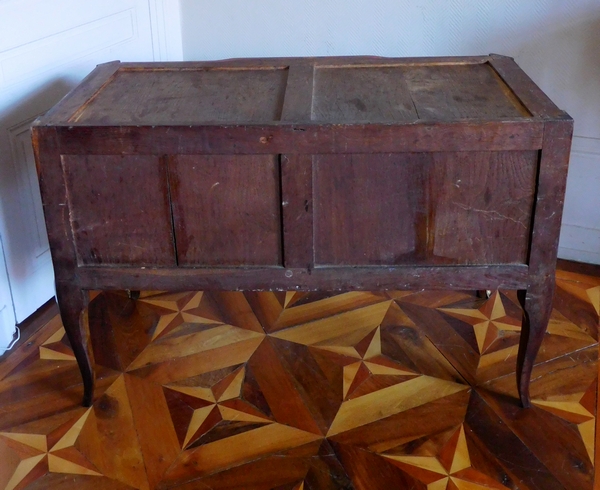 Martin Ohneberg : Transition marquetry commode circa 1775 - stamped