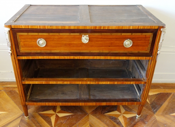 Louis XVI marquetry commode / writing desk, 18th century Parisian work