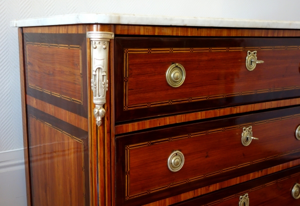 Louis XVI marquetry commode / writing desk, 18th century Parisian work