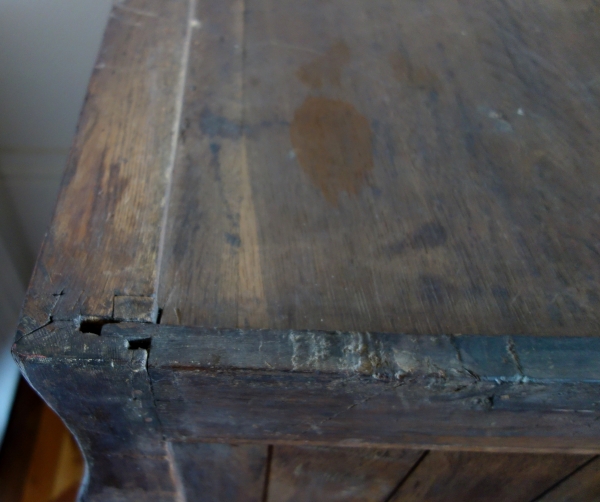 IB Gautier : Louis XV violetwood commode / chest of drawers - 18th century circa 1750 - stamped