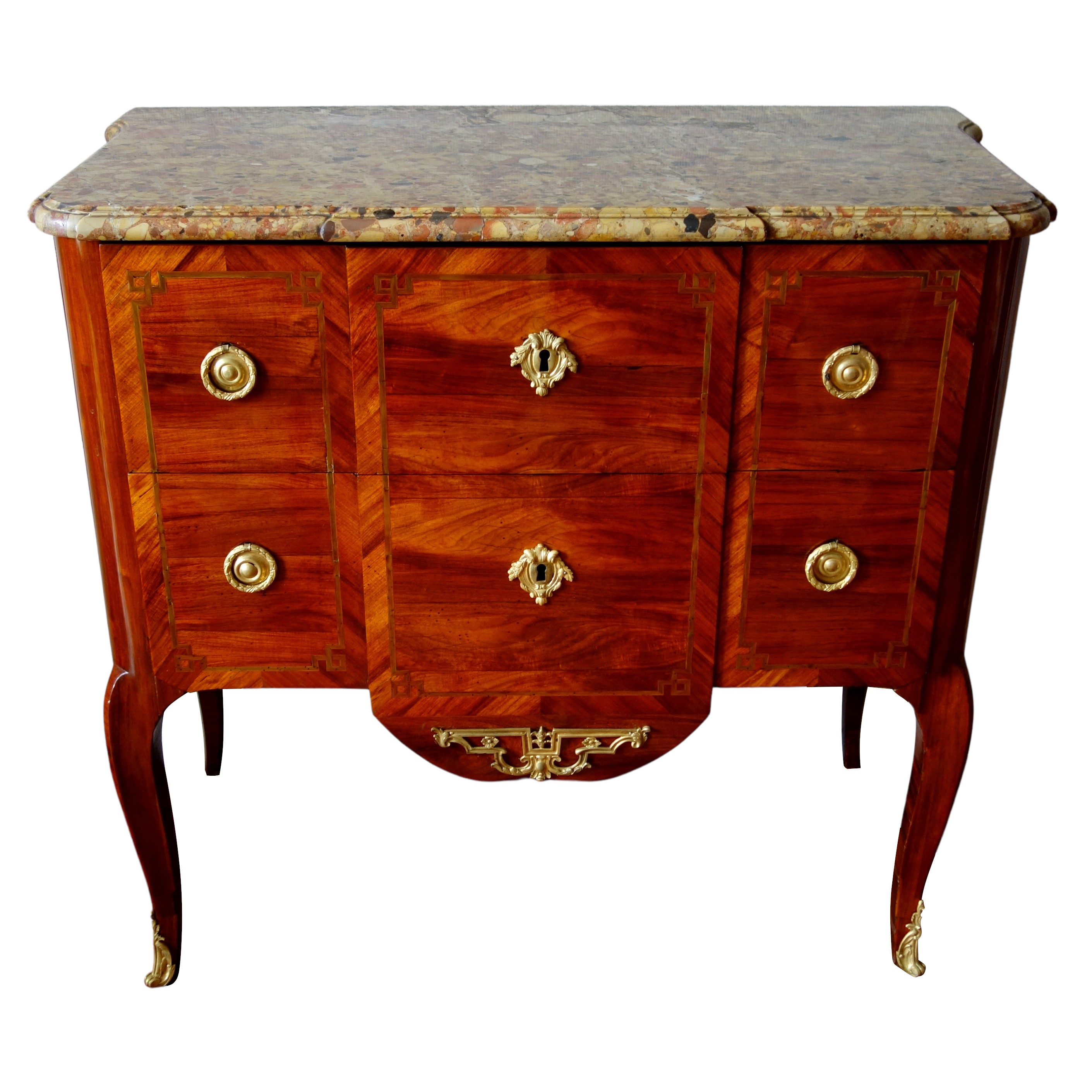 Guillaume Kemp : Transition rosewood chest of drawers / commode, signed