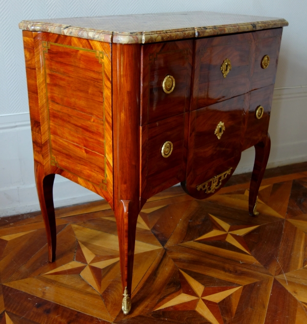 Guillaume Kemp : Transition rosewood chest of drawers / commode, signed