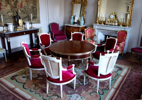 French Consulate mahogany and ormolu console, early 19th century circa 1800