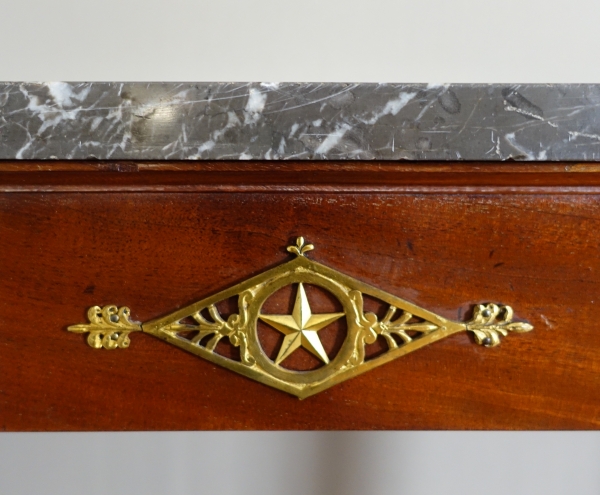 Empire mohogany and ormolu console, early 19th century circa 1800 - 1805
