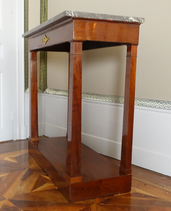 Empire mohogany and ormolu console, early 19th century circa 1800 - 1805