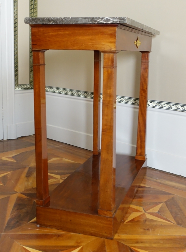 Empire mohogany and ormolu console, early 19th century circa 1800 - 1805
