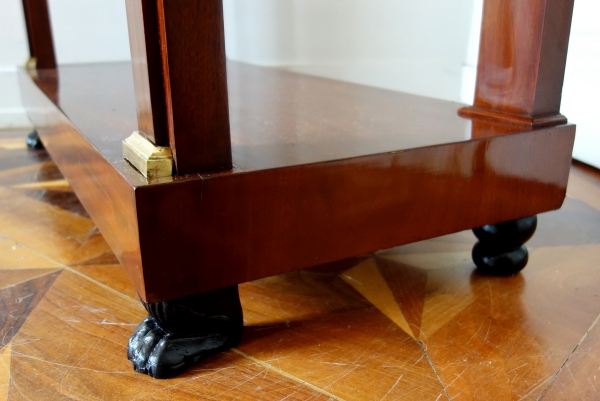 French Consulate / Empire mahogany and ormolu console, early 19th century circa 1800