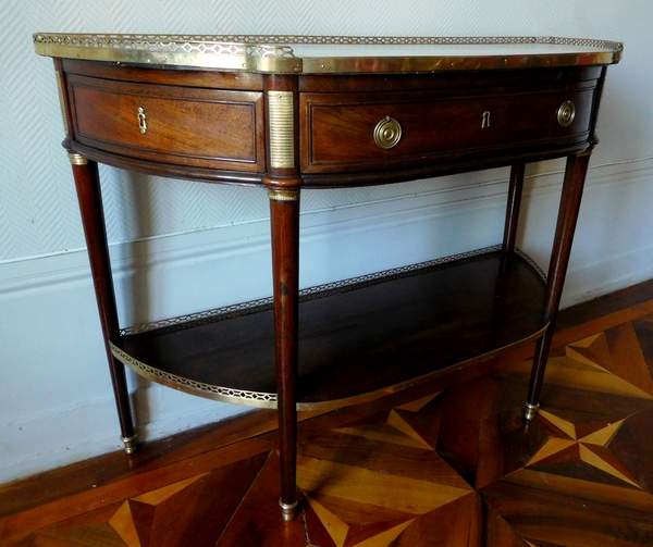 Louis XVI - French Directoire mahogany console, late 18th century