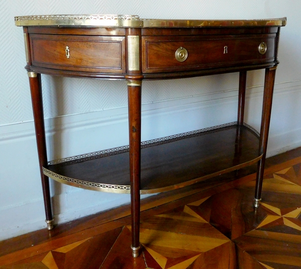 Louis XVI - French Directoire mahogany console, late 18th century