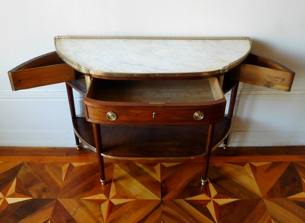 Louis XVI - French Directoire mahogany console, late 18th century