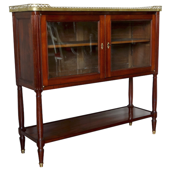 Louis XVI mahogany cabinet / console - France, 18th century