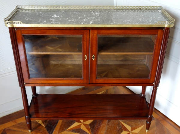 Louis XVI mahogany cabinet / console - France, 18th century