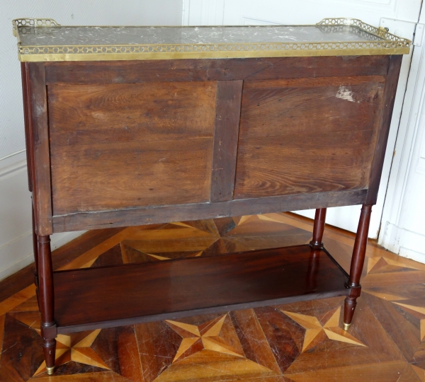 Louis XVI mahogany cabinet / console - France, 18th century