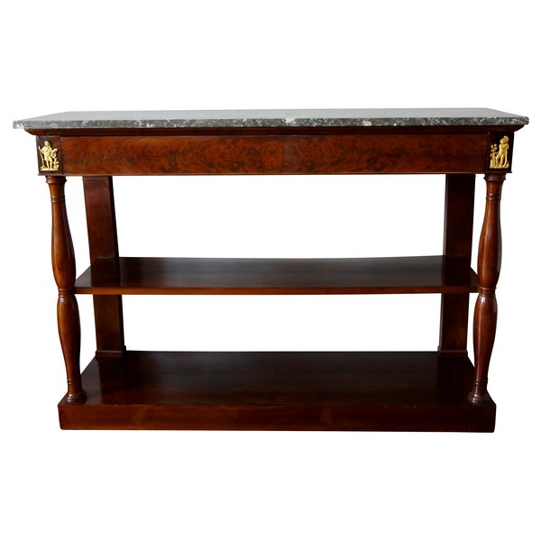 Large Empire mahogany console attributed to Marcion