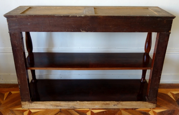 Large Empire mahogany console attributed to Marcion