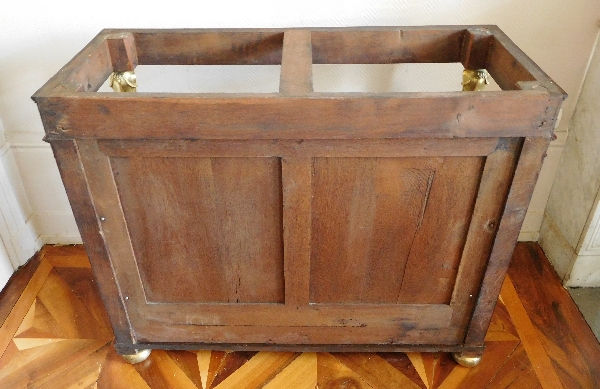 Empire mahogany and ormolu console - France early 19th century circa 1805-1810