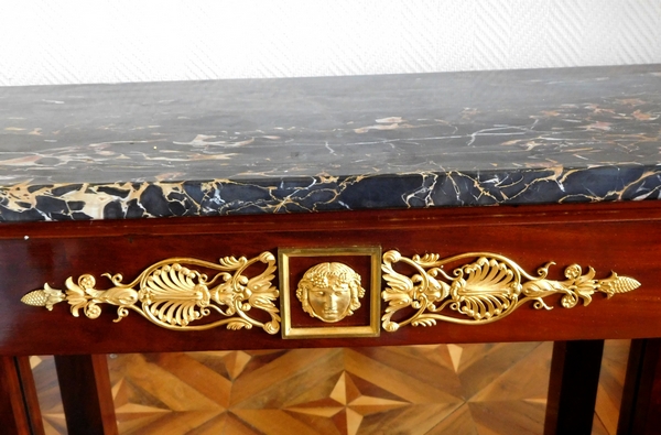 Thomire Duterme : mahogany and ormolu Empire Console, early 19th century