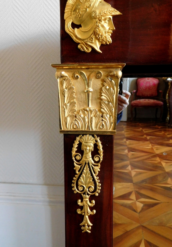 Thomire Duterme : mahogany and ormolu Empire Console, early 19th century