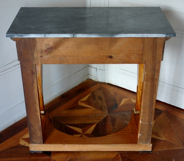 Empire lemon tree and ormolu console, Turquin blue marble on top, early 19th century circa 1820