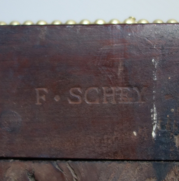 Louis XVI - French mahogany console, late 18th century - stamp of Fidelys Schey