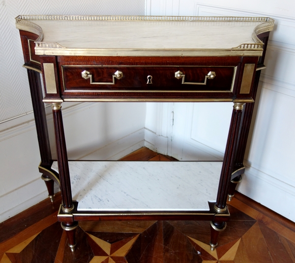 Louis XVI - French Directoire mahogany console, late 18th century