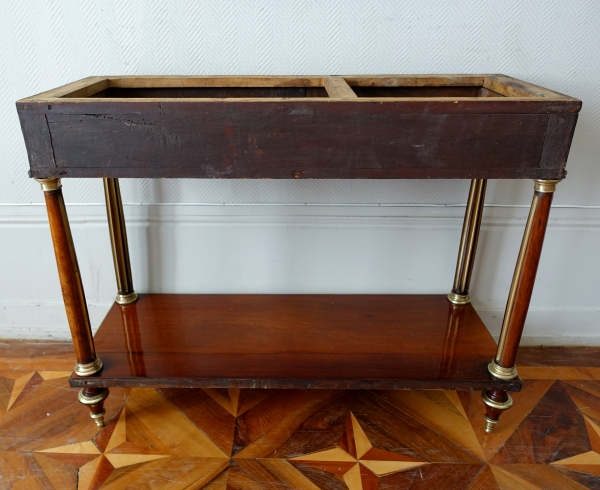 Louis XVI / Directoire mahogany serving console, late 18th century