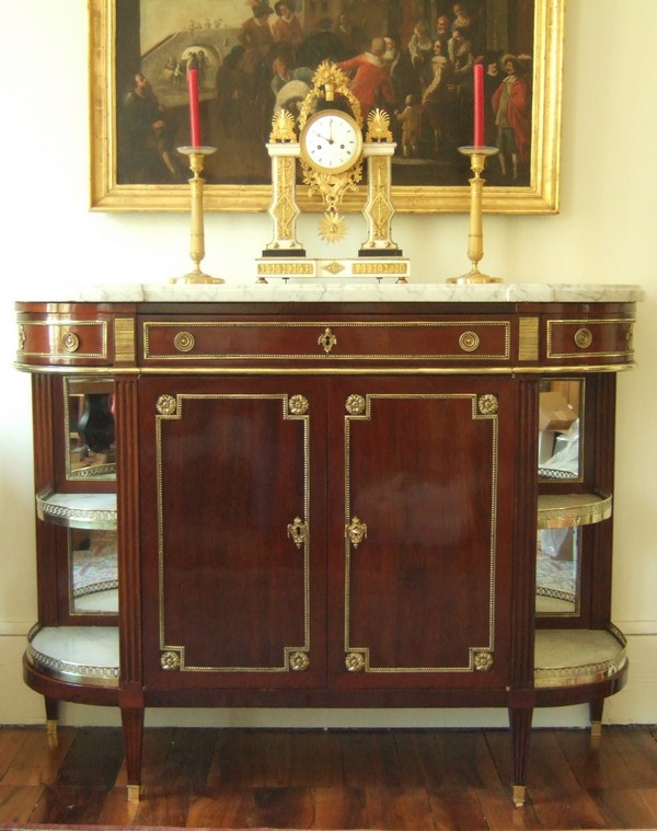Large mahogany sideboard, Louis XVI period
