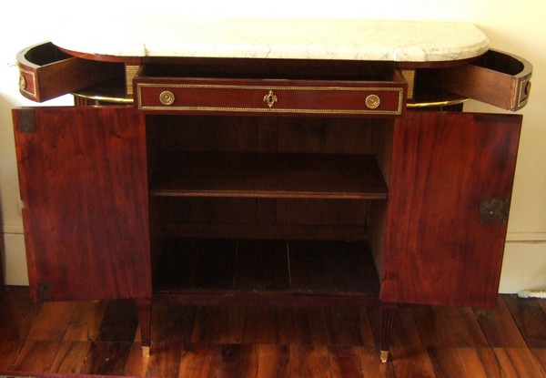 Large mahogany sideboard, Louis XVI period