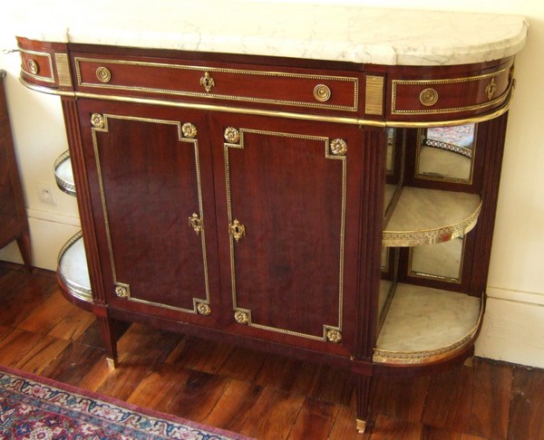 Large mahogany sideboard, Louis XVI period