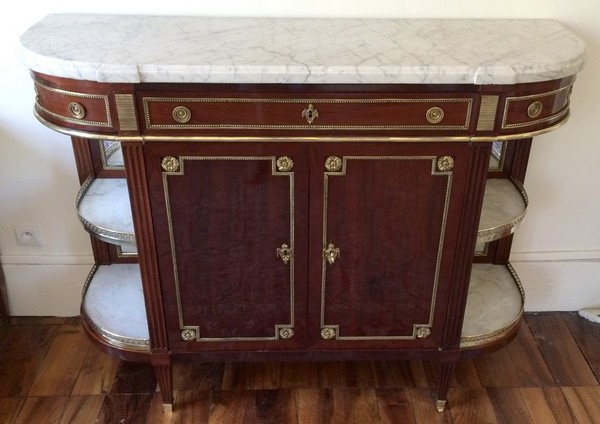 Large mahogany sideboard, Louis XVI period