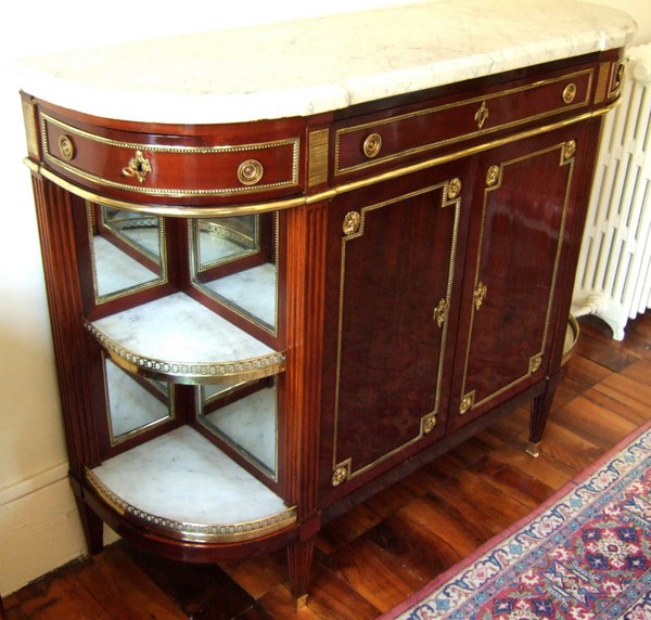 Large mahogany sideboard, Louis XVI period