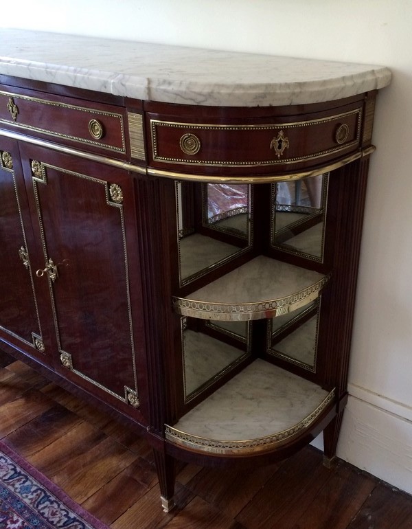 Large mahogany sideboard, Louis XVI period