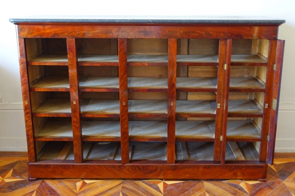 Large mahogany storage unit, early 19th century circa 1830 - 192cm