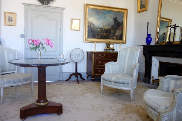 Louis XVI Mahogany Pedestal Table, 18th Century