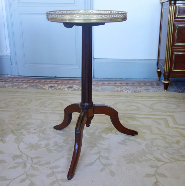 Louis XVI Mahogany Pedestal Table, 18th Century