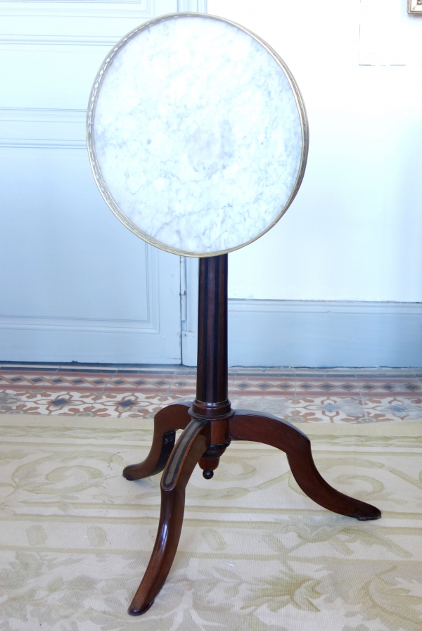 Louis XVI Mahogany Pedestal Table, 18th Century